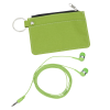 View Image 4 of 5 of Ear Buds with Card Wallet Keychain