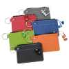 View Image 5 of 5 of Ear Buds with Card Wallet Keychain