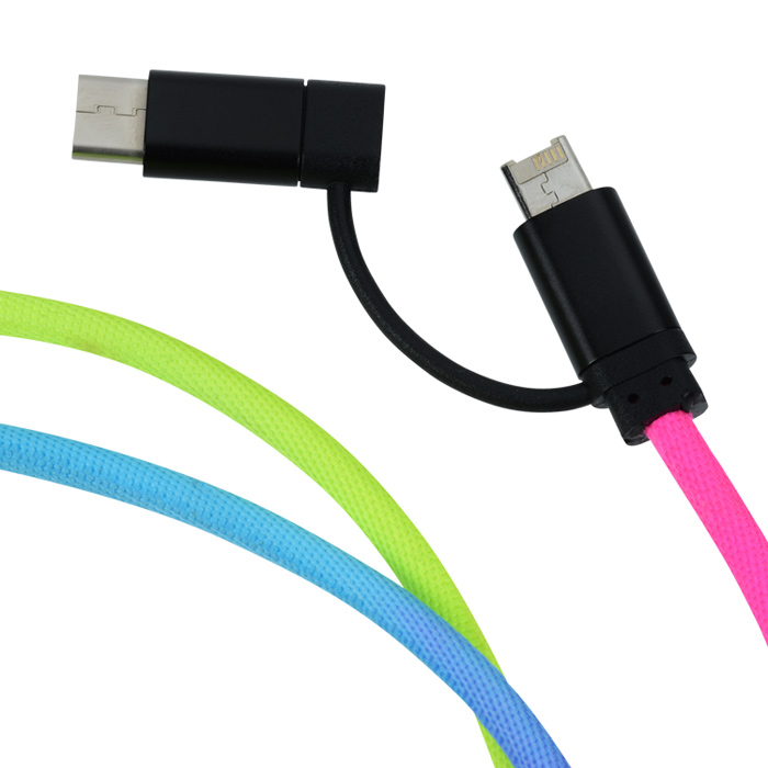 Rainbow Duo Charging Cable 3' 24 hr 153601324HR