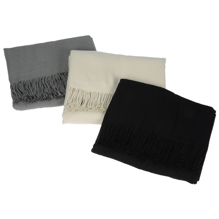 Acrylic Throw Blanket with Fringe 153896