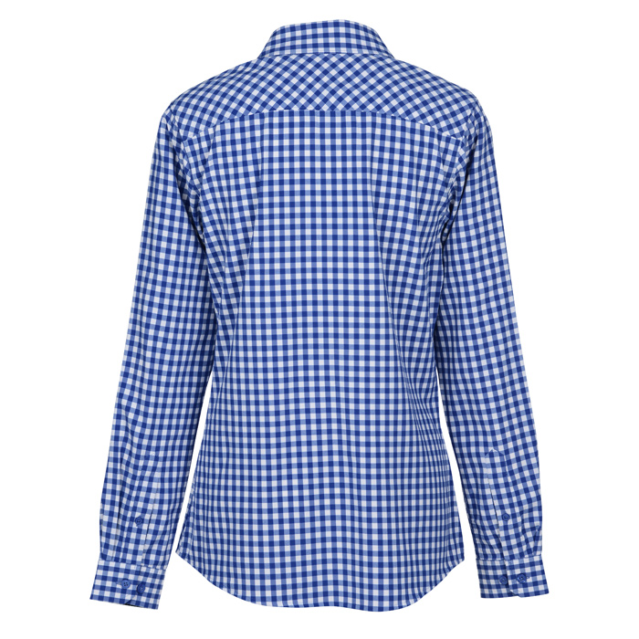 4imprint.com: Storm Creek Gingham Performance Stretch Woven Shirt ...