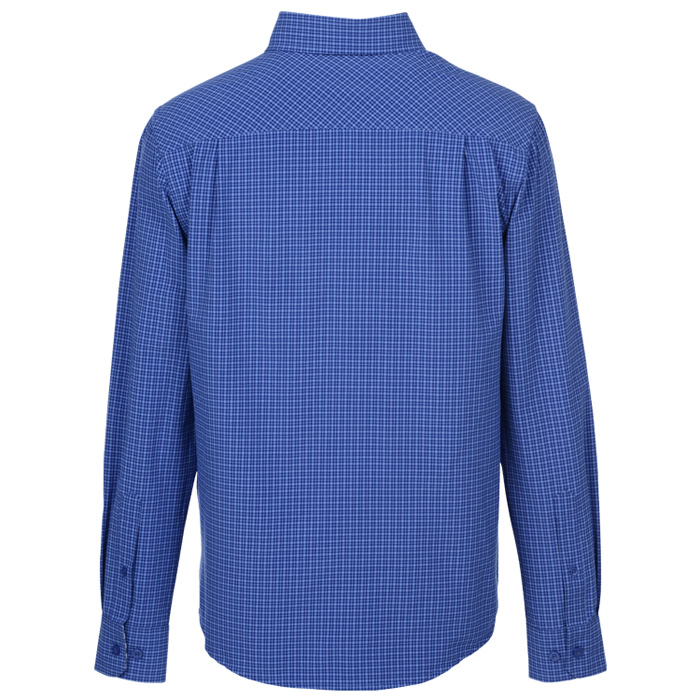 4imprint.com: Storm Creek Tonal Check Performance Stretch Woven Shirt ...