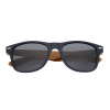 View Image 2 of 3 of Wood Grain Beach Sunglasses - Sides - 24 hr