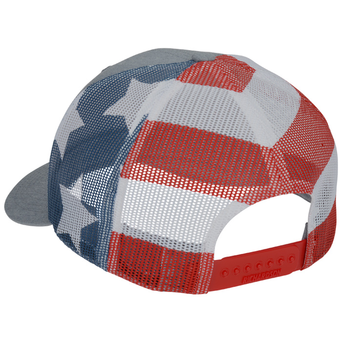 Custom Trucker Hat Richardson Music Note American Flag Embroidery Country Cotton 