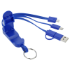 View Image 5 of 6 of Phone Stand Duo Charging Cable Keychain