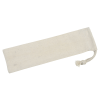 View Image 2 of 2 of Bamboo Straw Kit in Cotton Pouch - 3 Pack