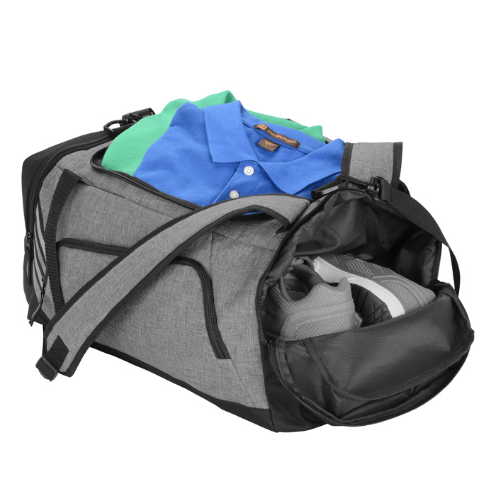 4imprint.com: Graphite Convertible Duffel Backpack 155965