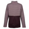View Image 3 of 3 of 3D Regulate Ribbed Heather 1/4-Zip Pullover - Ladies'