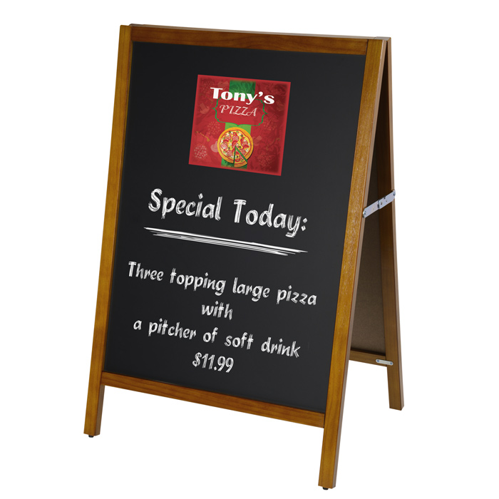 Chalkboard AFrame Menu Board 157135