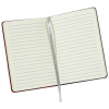 View Image 2 of 5 of Heathered Linen Notebook