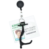 View Image 2 of 5 of No Contact Keychain with Retractable Badge Holder
