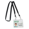 View Image 2 of 3 of Knit Cotton Lanyard with Neck Clasp - 5/8" - 2 Swivel Hooks