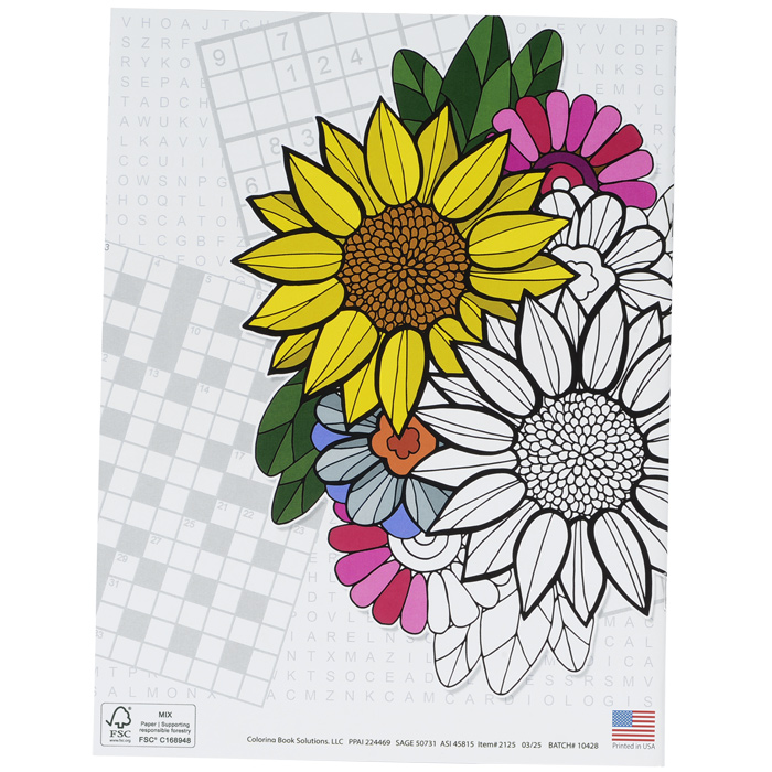 Brighter Minds Puzzle & Coloring Book 160079