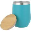 View Image 2 of 3 of Vacuum Wine Cup with Bamboo Lid - 12 oz.