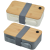 View Image 6 of 7 of Bento Box with Bamboo Cutting Board Lid