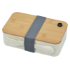 View Image 4 of 7 of Bento Box with Bamboo Cutting Board Lid - 24 hr