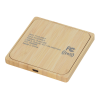 View Image 8 of 8 of Bamboo Wireless Charging Pad with Hub