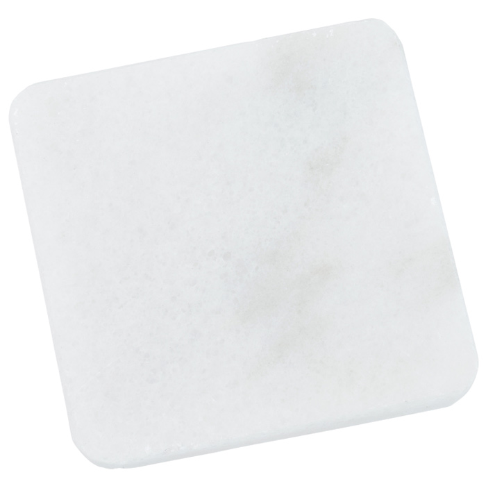 White Marble 4Piece Coaster Set 161511SET