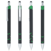 View Image 2 of 4 of Confetti Soft Touch Stylus Metal Pen