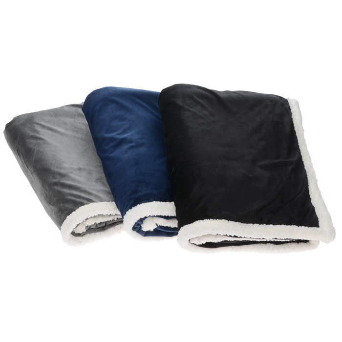 4imprint.com: Field & Co. Recycled Polyester Sherpa Blanket 161813
