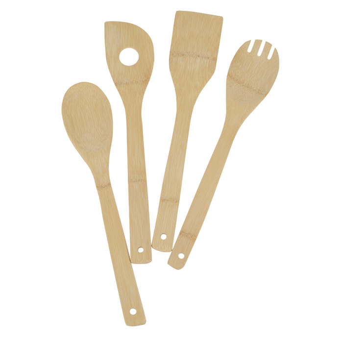 4imprint Com Bamboo Kitchen Tool Set 162245   2 