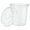 View Image 2 of 2 of Clear Soft Plastic Cup with Lid - 8 oz.