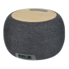 View Image 2 of 6 of Garm Fabric and Bamboo Speaker with Wireless Charging