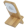 View Image 2 of 4 of Bamboo Wireless Charger Phone Stand