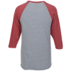 View Image 2 of 4 of Tultex Fine Jersey 3/4 Sleeve Raglan T-Shirt - Colors