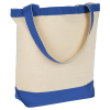 View Image 2 of 3 of Banded 10 oz. Cotton Tote