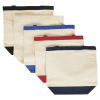 View Image 3 of 3 of Banded 10 oz. Cotton Tote
