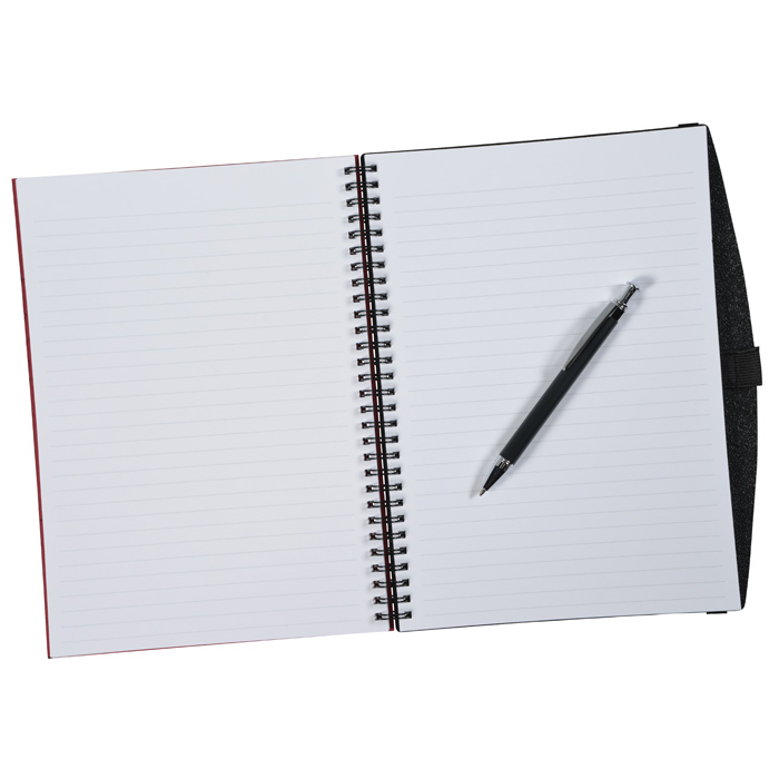 4imprint.com: Hybrid Monthly Planner Notebook with Pen 163857-M-SET