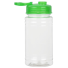 View Image 2 of 3 of Clear Impact Ring Water Bottle with Flip Drink Lid - 16 oz.