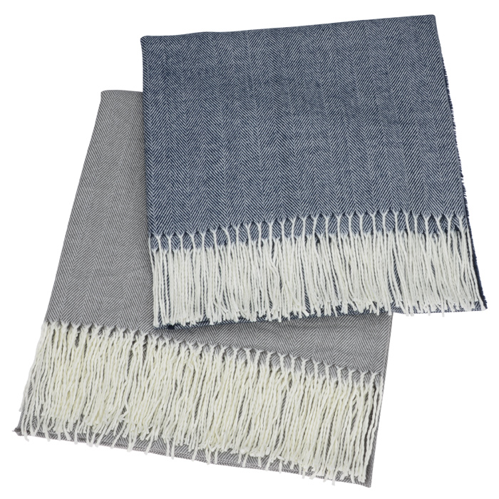 Herringbone Fringe Blanket 164499