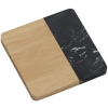 View Image 2 of 4 of Fuse Marble & Bamboo Coaster