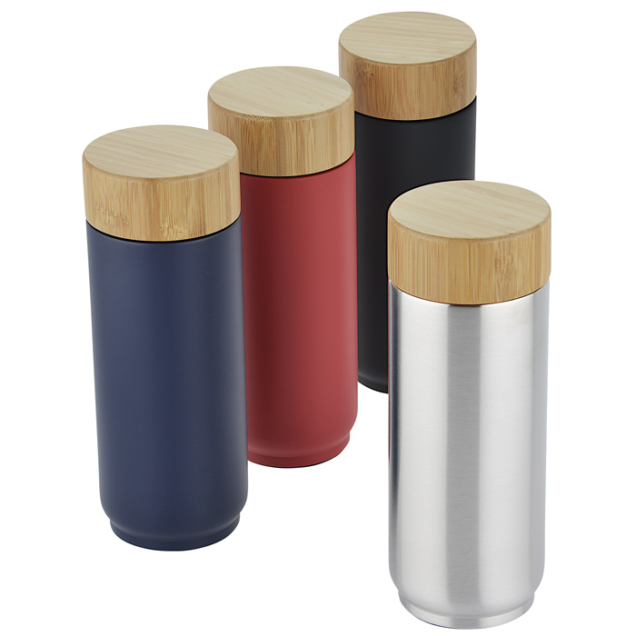 Tigard Vacuum Bottle with Bamboo Lid 16 oz. 164749