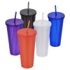 View Image 3 of 3 of Hip to be Square Tumbler with Straw - 20 oz.