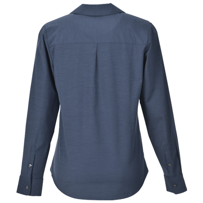 4imprint.com: Perry Ellis Heathered Woven Shirt - Ladies' 164957-L
