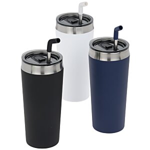 4imprint.com: Faye Vacuum Tumbler with Straw - 20 oz. 165185