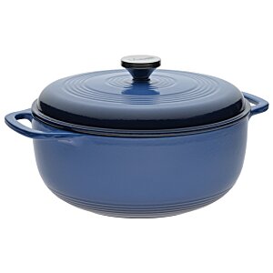 4imprint.com: Lodge Cast Iron Enameled Cast Iron Dutch Oven - 6 Quart ...