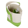 View Image 3 of 6 of Two Bottle Cotton Canvas Wine Tote