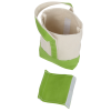 View Image 4 of 6 of Two Bottle Cotton Canvas Wine Tote
