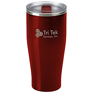 Custom Travel Mugs, Personalized Logo Coffee Travel Tumblers | Burgundy