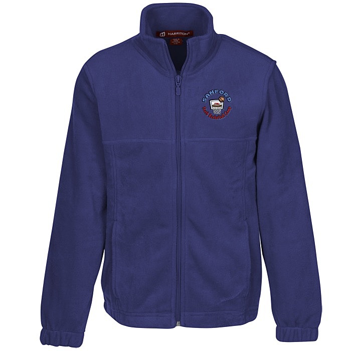 4imprint.com: Harriton Full-Zip Fleece - Youth 9656-Y