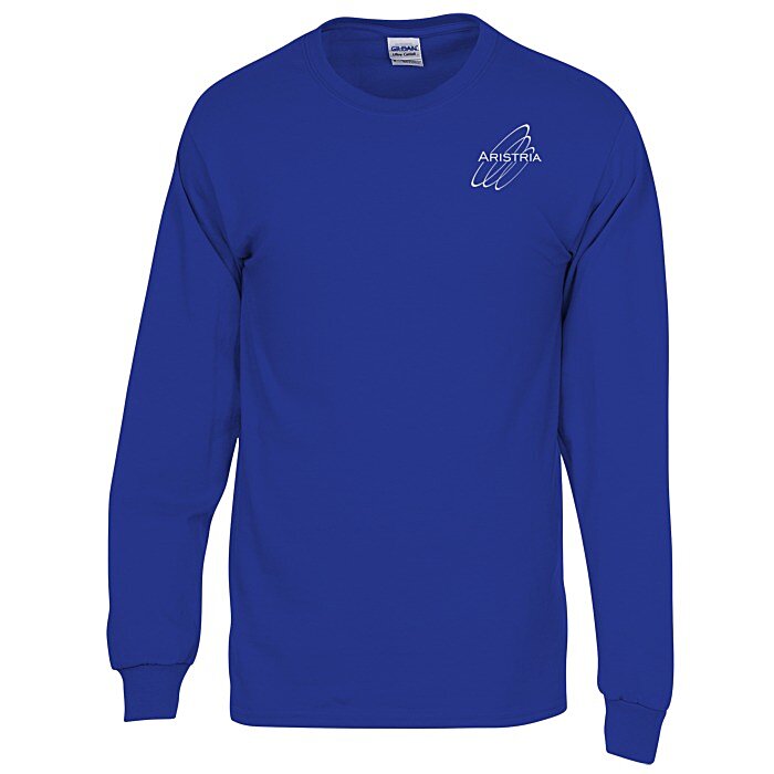 4imprint.com: Gildan 6 oz. Ultra Cotton LS T-Shirt - Men's - Colors ...