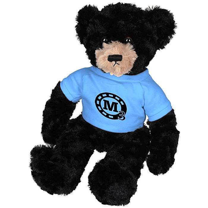 black color teddy bear