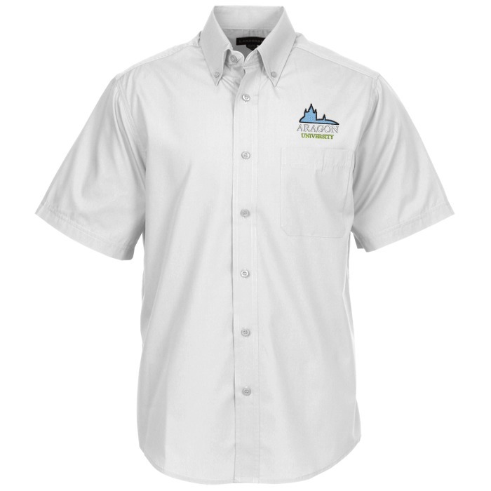 4imprint.com: Preston EZ Care Short Sleeve Shirt - Men's 116993-M-SS