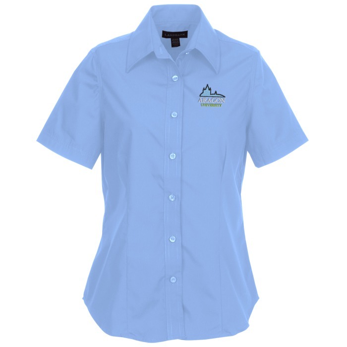 4imprint.com: Preston EZ Care Short Sleeve Shirt - Ladies' 116993-L-SS