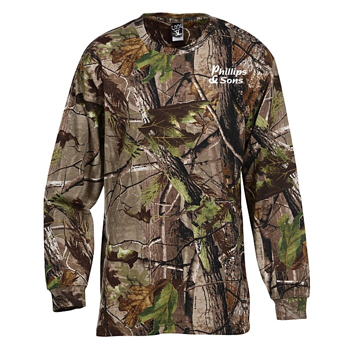 4imprint.com: Code V Realtree Camouflage Long Sleeve T-Shirt 122932-LS