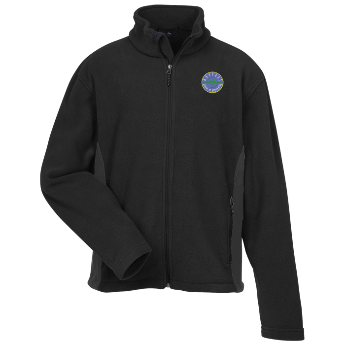 4imprint.com: Crossland Colorblock Fleece Jacket - Men's 123990-M-CB